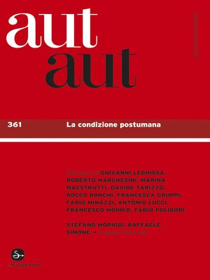 cover image of Aut Aut n. 361